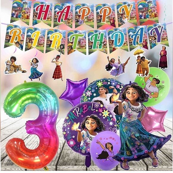 NWT Encanto Birthday Party Supplies, Encanto Party Decorations For 3rd Birthday - Picture 6 of 7